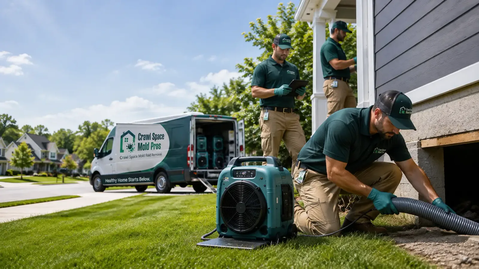 Crawl Space Mold Removal in Orleans, MI